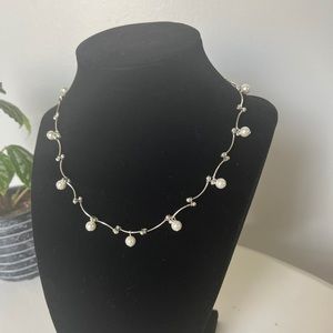 Elegant sterling silver necklace